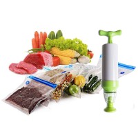 Good quality Food vacuum sealer storage bags vacuum bag nylon bag and valve handle pump