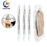 Factory supply hanger vacuum space bag for clothes