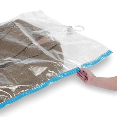 hanger vacuum storage bag hanging space bag for clothes